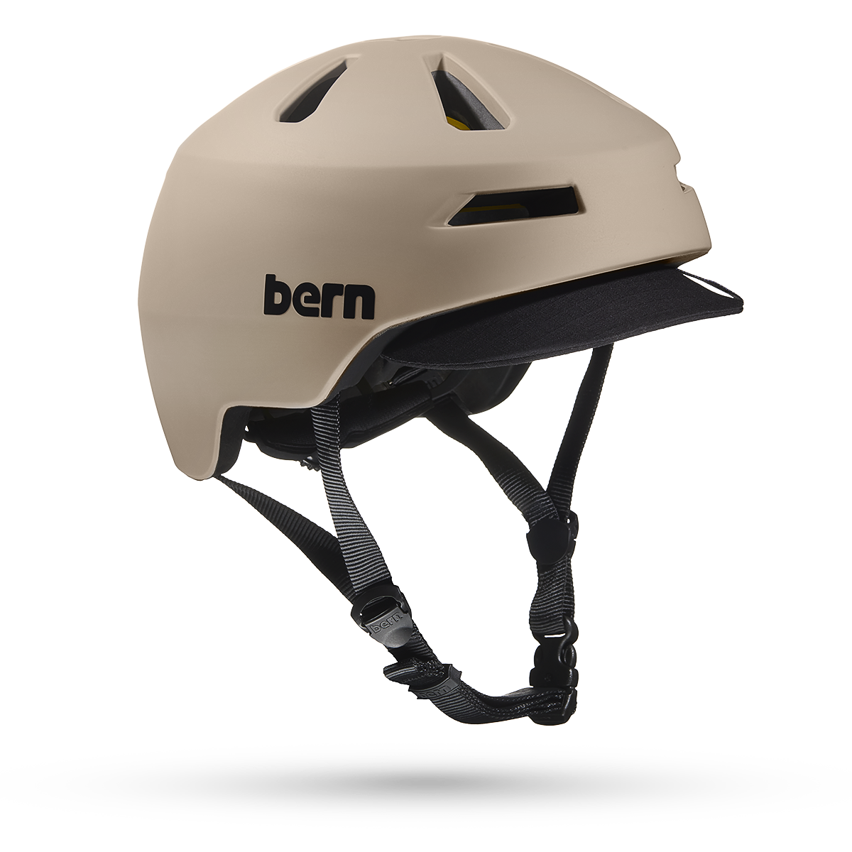 The Brentwood 2.0 Urban Bike Helmet Low Profile Flip Visor Bern Helmets