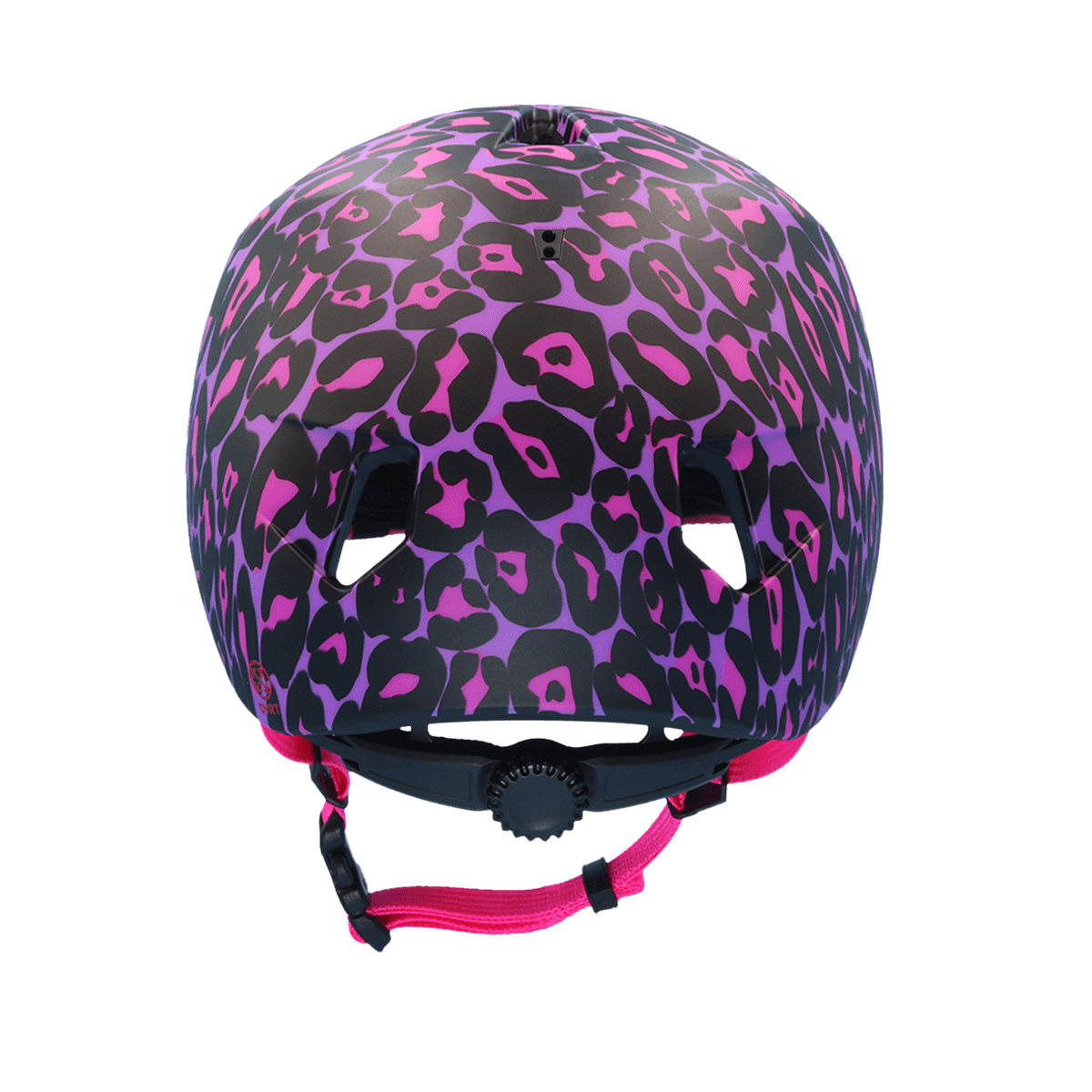 Bern Nina Dvrt Kids Helmet - Matte Purple Leopard