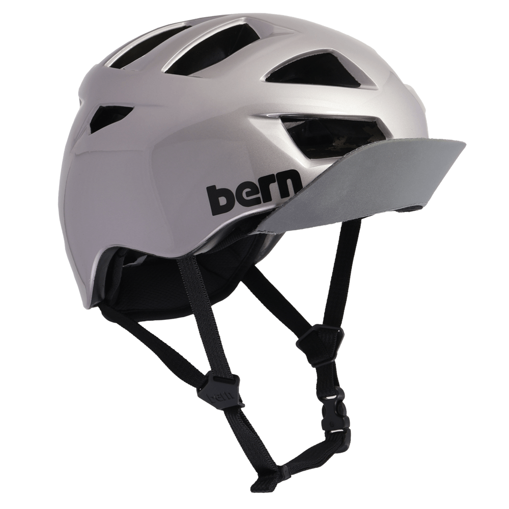 Bern Allston DVRT Bike Helmet Metallic Gray – Bern Helmets