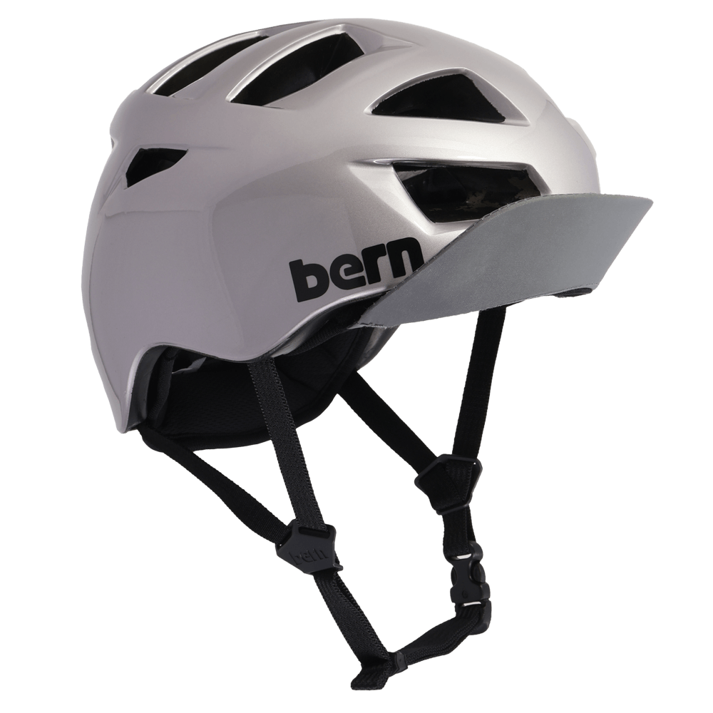 Bern Allston DVRT Bike Helmet - Metallic Gray – Bern Helmets