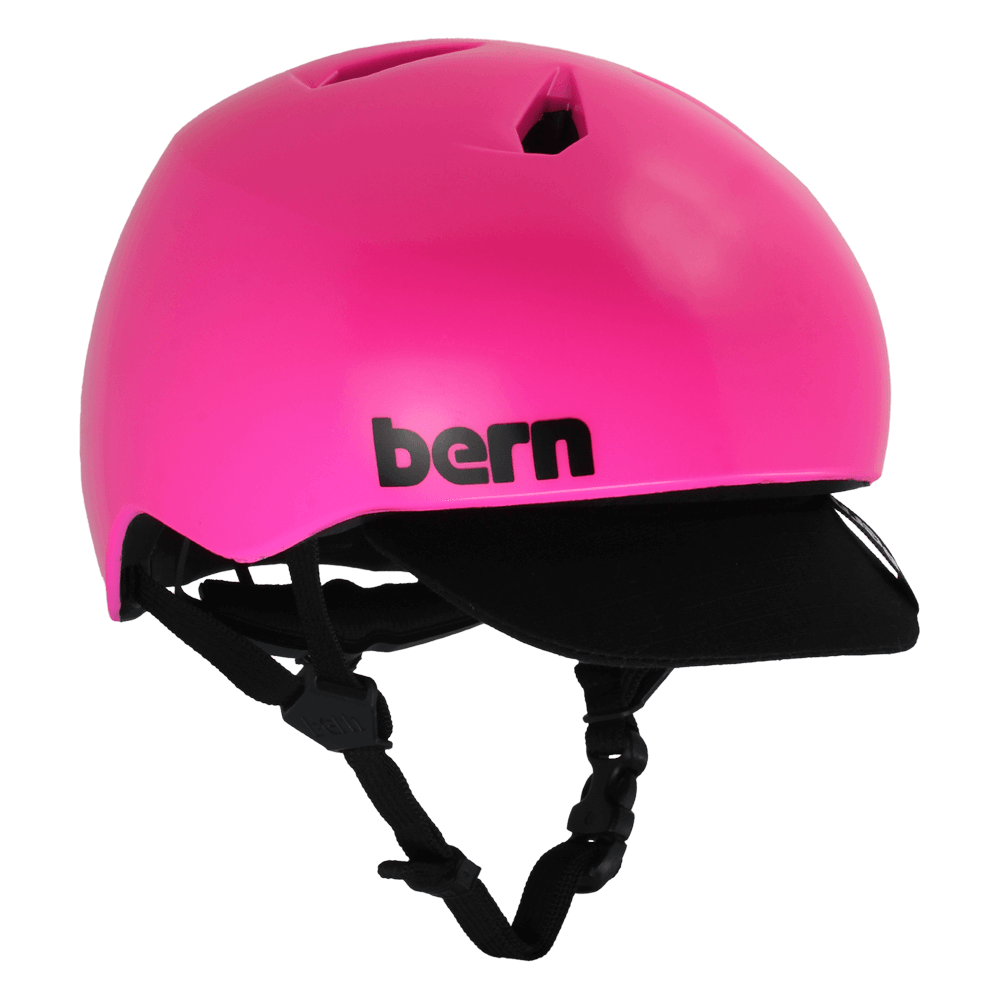 Casco juvenil de Bern Nina DVRT - Satin Hot Pink