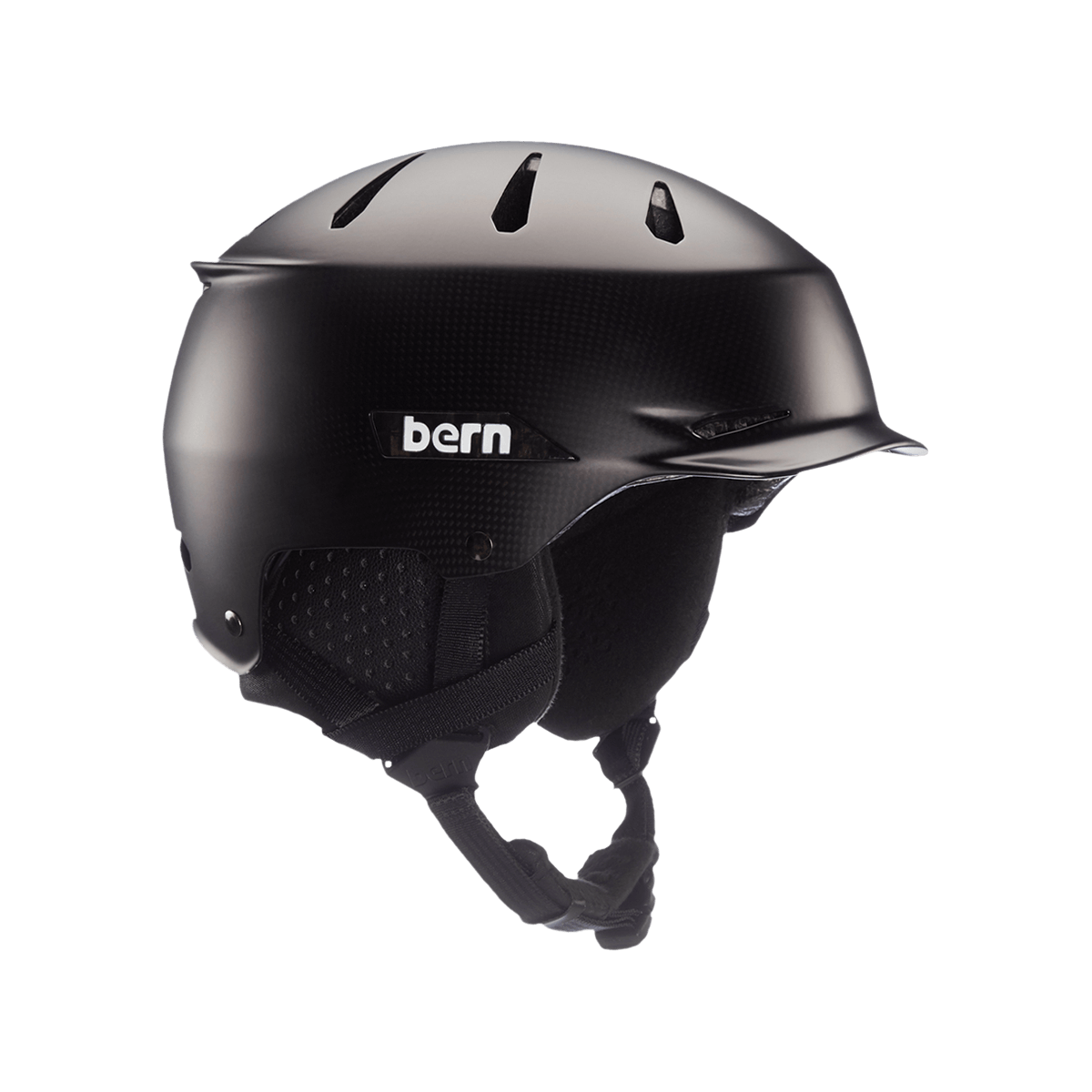 Bern Hendrix Carbon DVRT Winter Helmet - Semi -Gloss Black