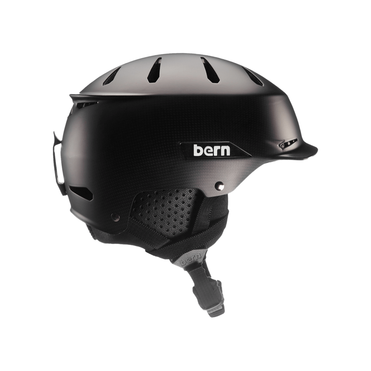 Bern Hendrix Carbon DVRT Winter Helmet - Semi -Gloss Black