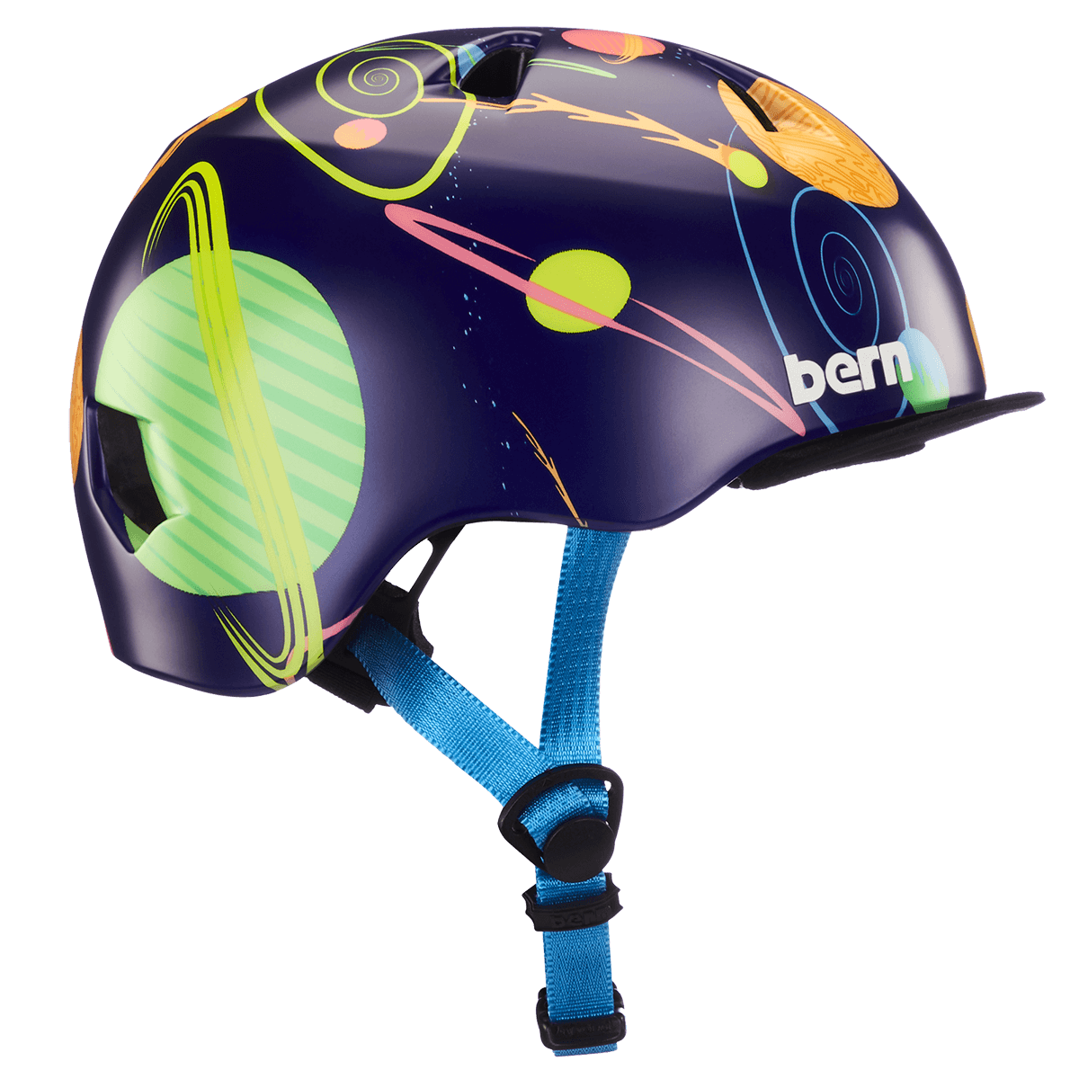 Bern Tigre Youth Helmet - Satin Galaxy