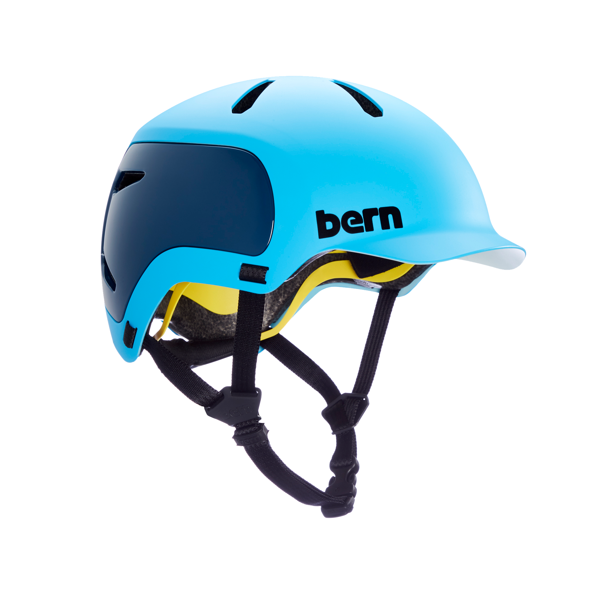 Casco Bern Watts 2.0 MIPS Blu oceano opaco