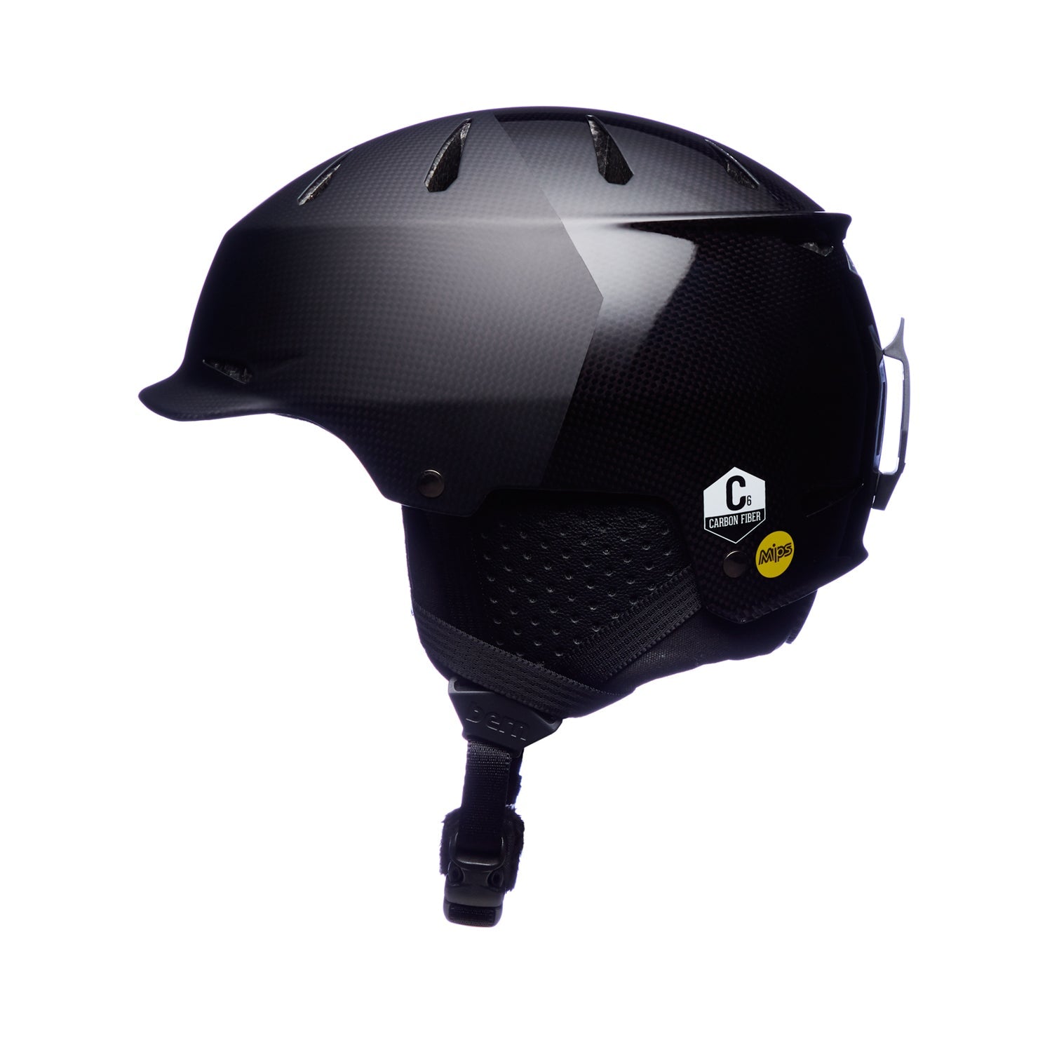 Bern Hendrix MIPS Carbon Winter Helmet - Matte Black Hatstyle