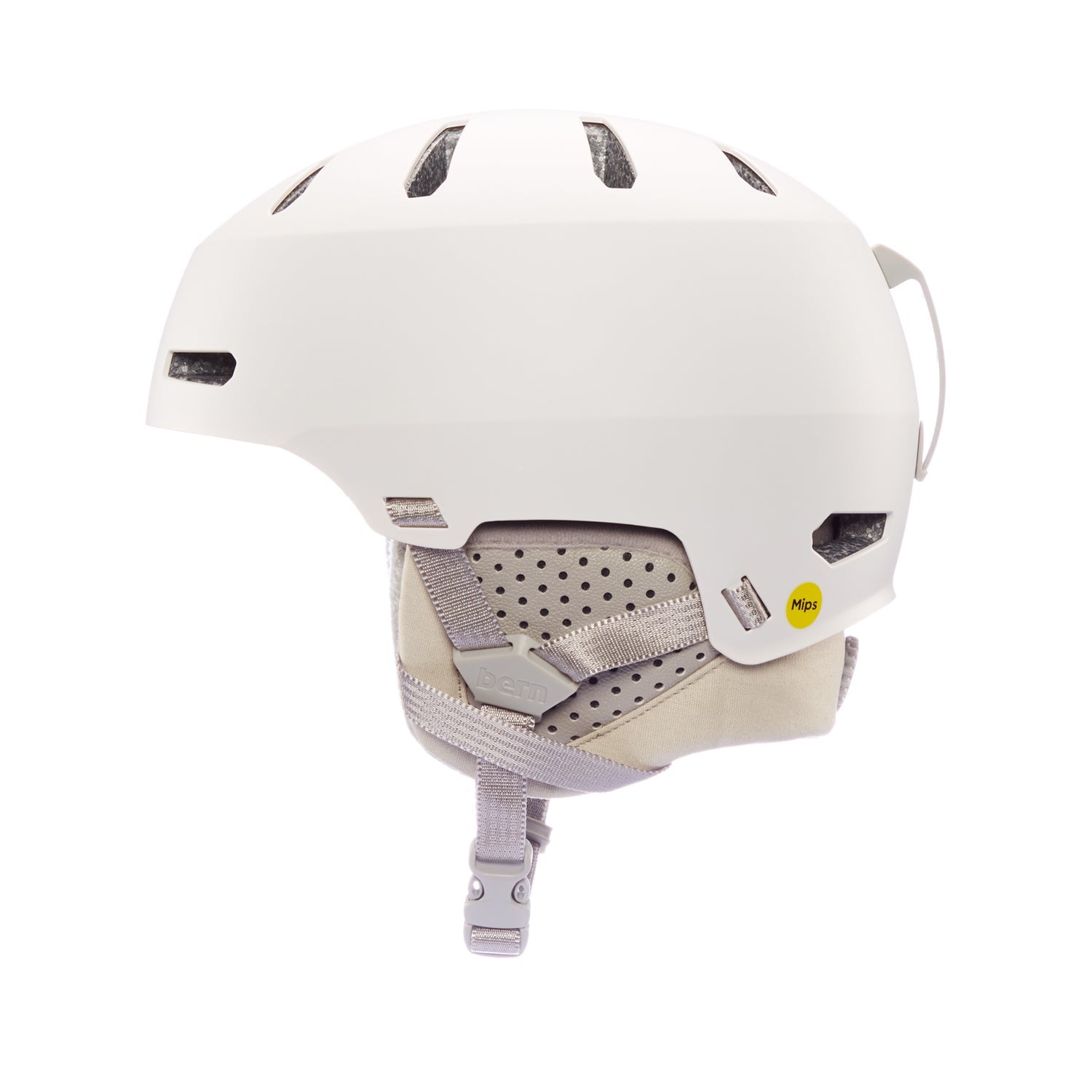 Bern Macon 2.0 MIPS Winterhelm - mattweiß