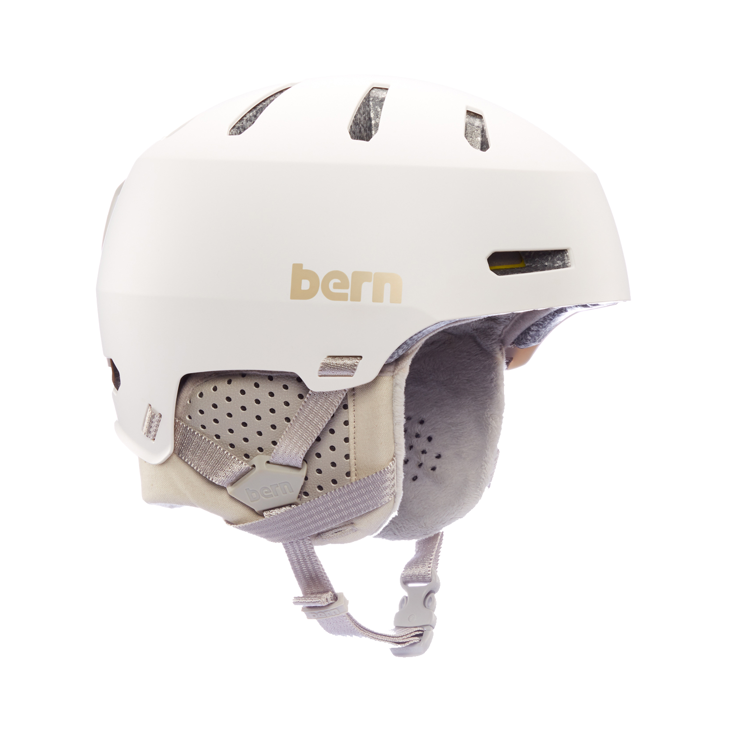 Bern Macon 2.0 MIPS Winterhelm - mattweiß