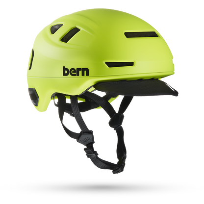 Bern Hudson MIPS-helm - Mat hypergroen