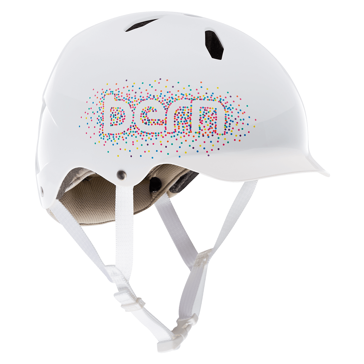 Casque Enfant Bern Bandito EPS - Confetti Blanc