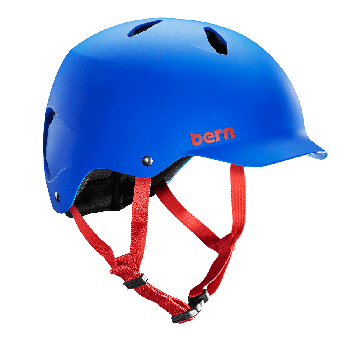 Bern Bandito Youth Helmet - Matte Cobalt Blue