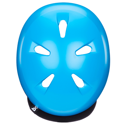 Casque Bern Tigre pour Jeunes - Bleu Cyan Satiné