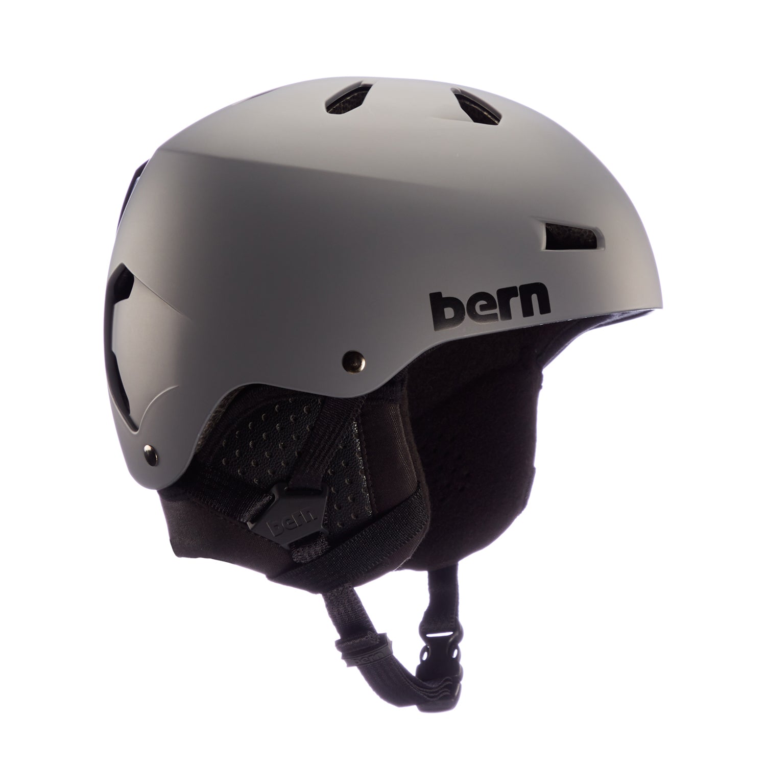 Bern Macon Classic Winter Helmet - Matte Grey