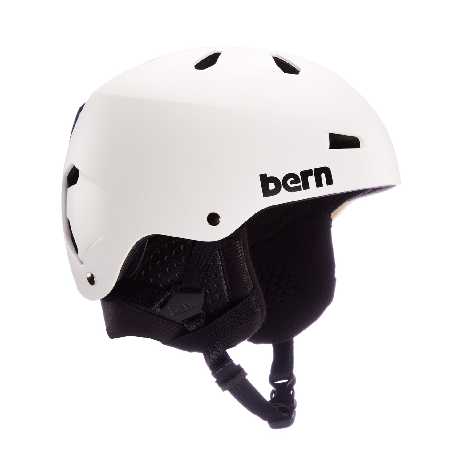 Bern Macon Classic Winter Casque - Matte blanc