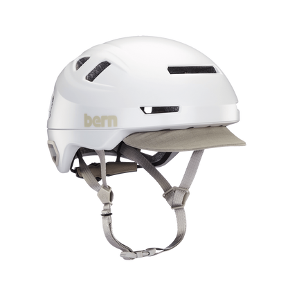 Casco Bern Hudson MIPS - Blanco satinado