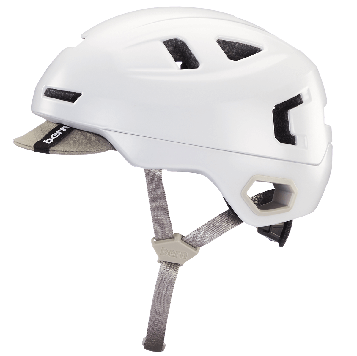 Casco Bern Hudson MIPS - Bianco satinato