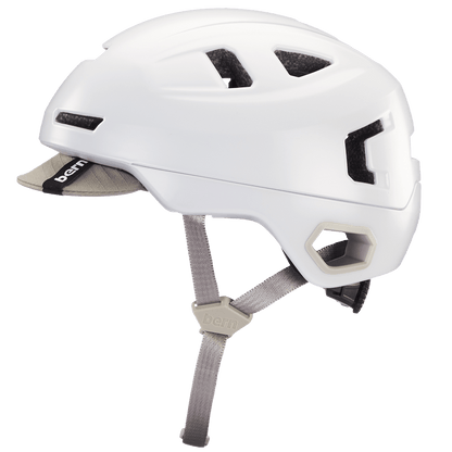 Bern Hudson MIPS-helm - Satijnwit