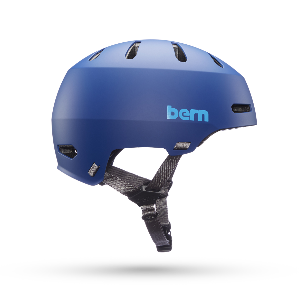 Bern Macon 2.0 MIPS Helm – Mattblaue Welle