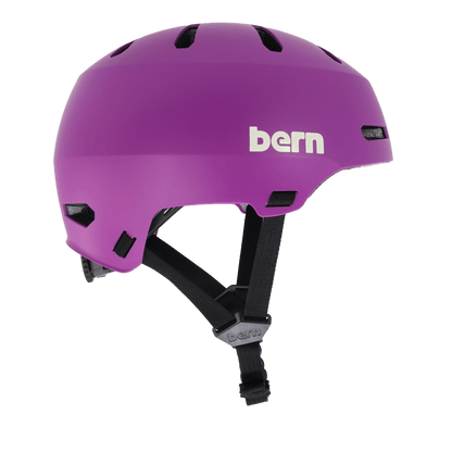 Bern Macon 2.0 MIPS Helmet - Satin Purple