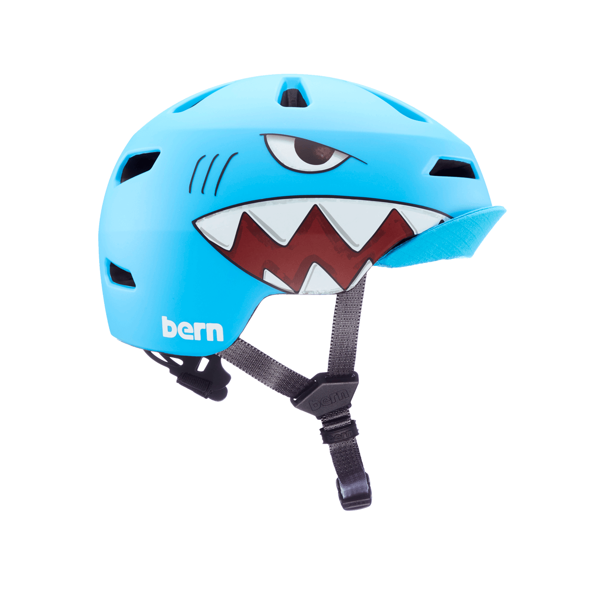 Casque pour jeunes Bern Nino 2.0 MIPS - Matte Shark Bite