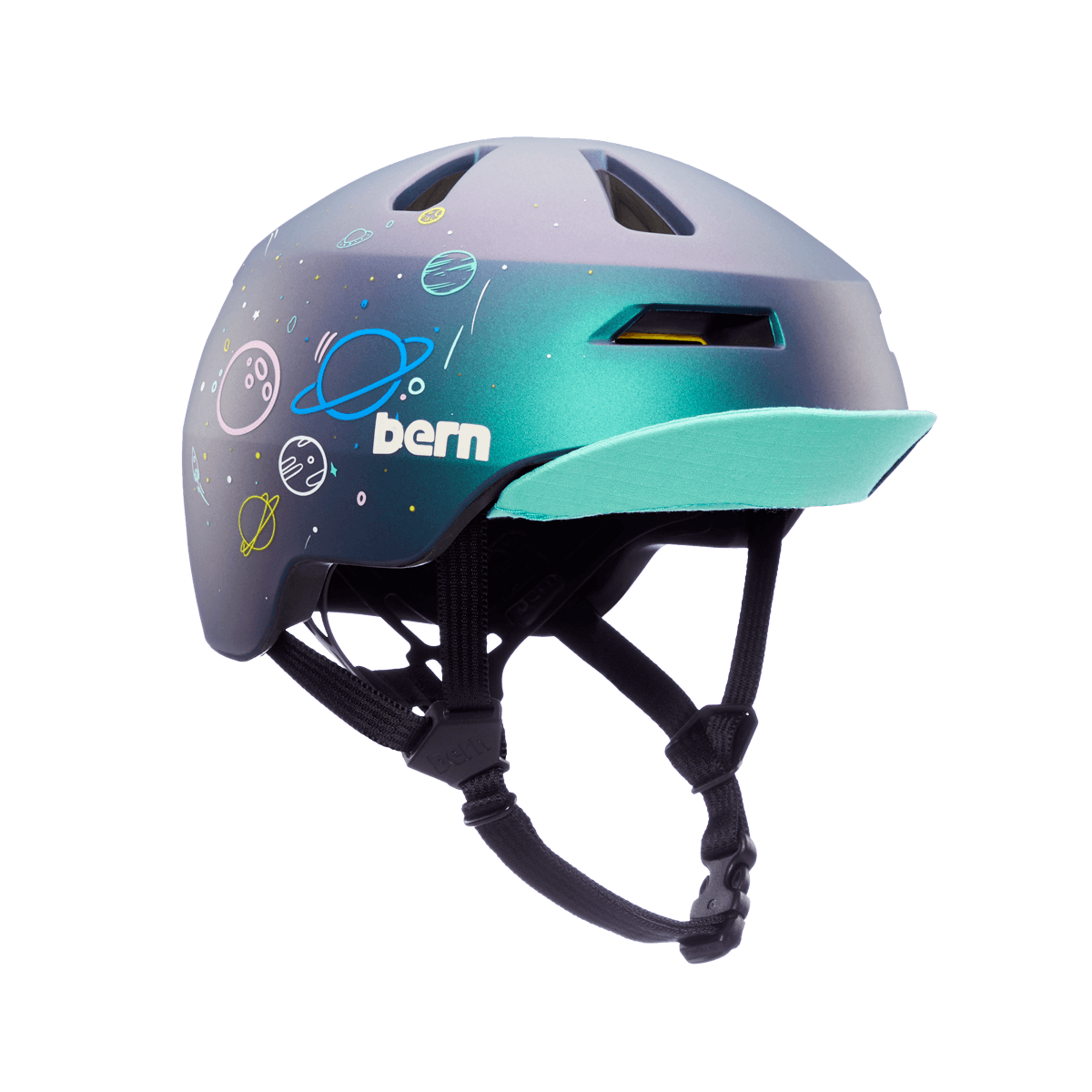 Casque pour jeunes Bern Nino 2.0 MIPS - Metallic Space Splat