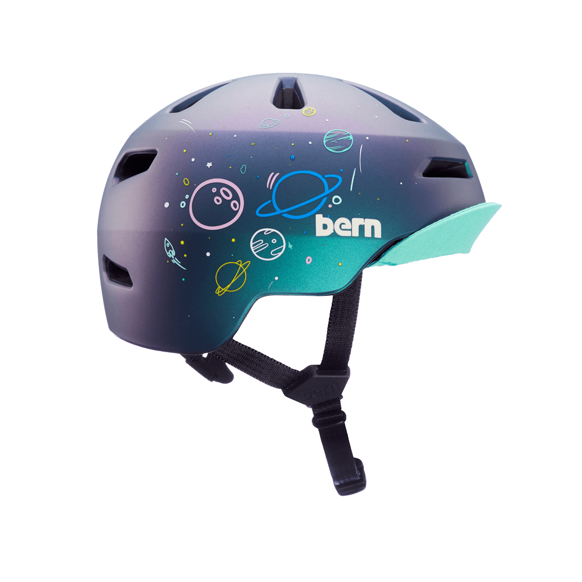 Casque pour jeunes Bern Nino 2.0 MIPS - Metallic Space Splat