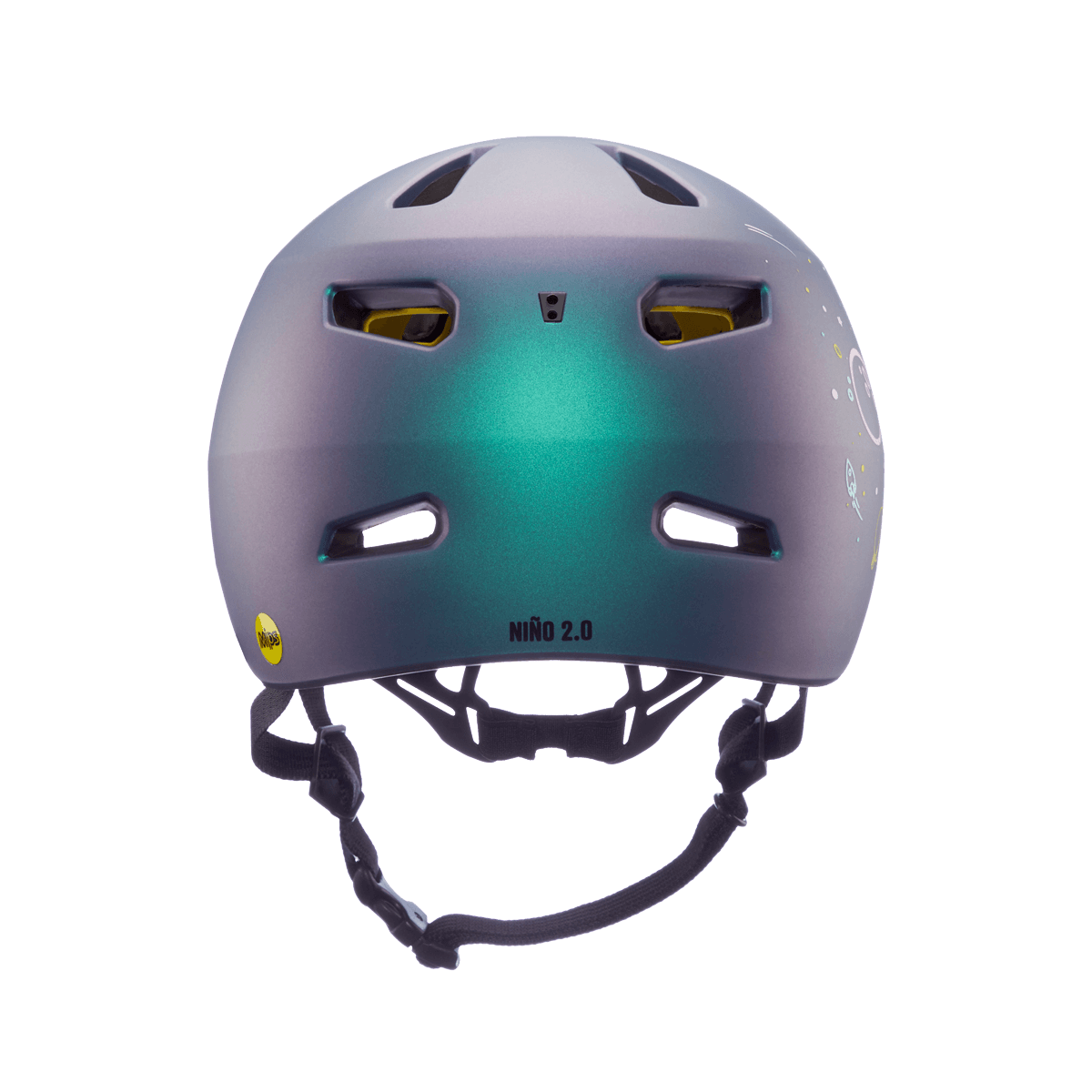 Casque pour jeunes Bern Nino 2.0 MIPS - Metallic Space Splat