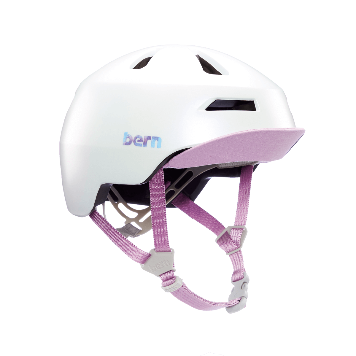 Casque Bern Nino 2.0 pour jeunes - Satin Galaxy Pearl