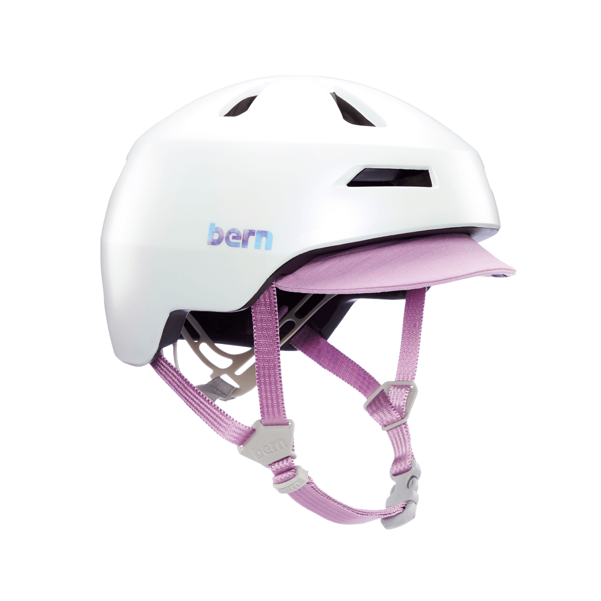 Casque Bern Nino 2.0 pour jeunes - Satin Galaxy Pearl