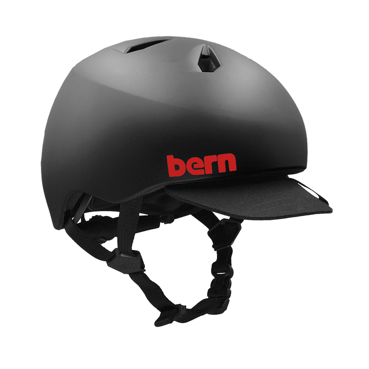 Casco giovanile Bern Nino Dvrt - Black opaco