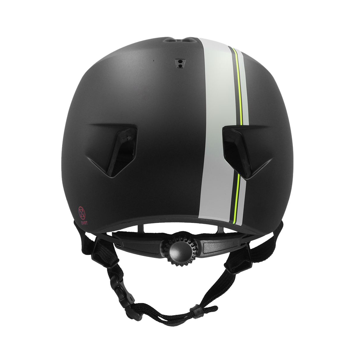 Bern Nino DVRT Youth Helmet - Matte Black Racing Stripe