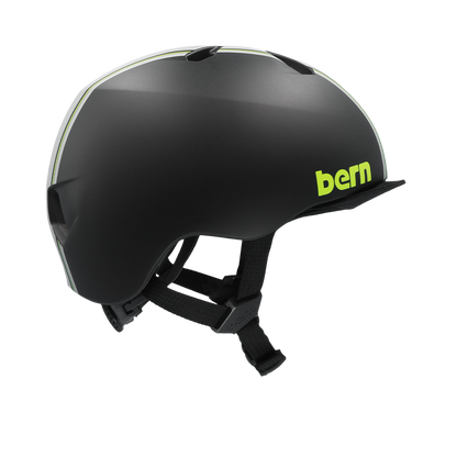 Bern Nino DVRT Youth Helmet - Matte sort racingstribe