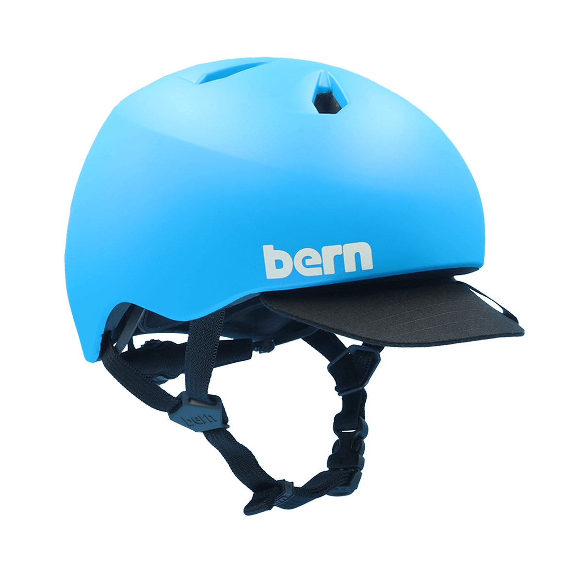 Casco giovanile Bern Nino Dvrt - Blu opaco