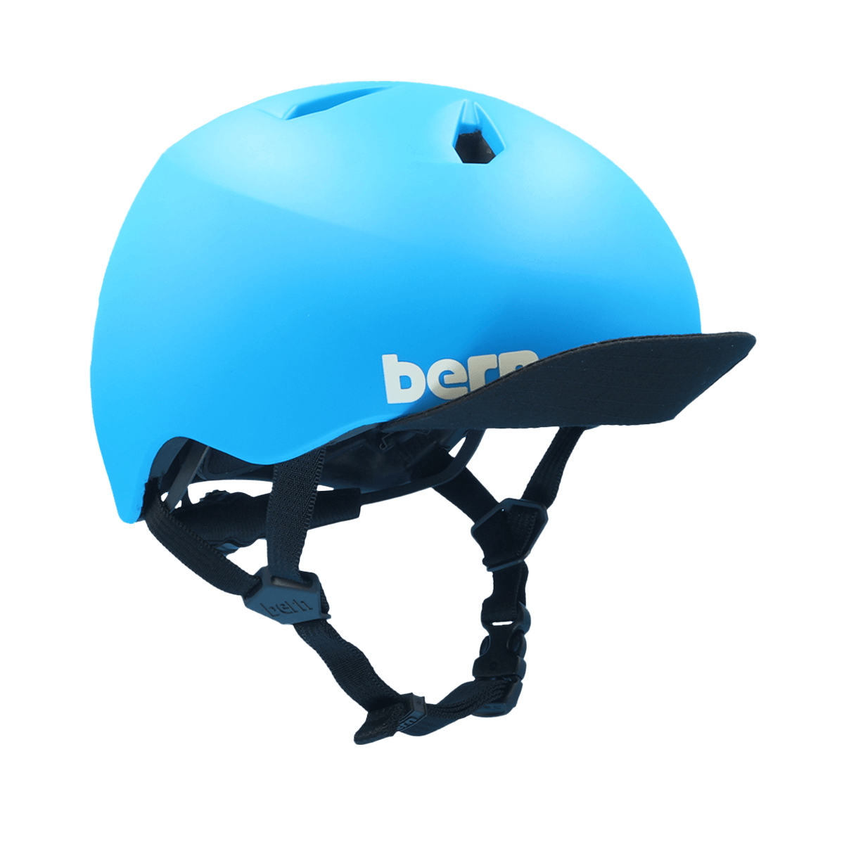 Casco giovanile Bern Nino Dvrt - Blu opaco