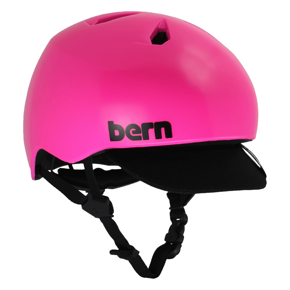 Bern Nina DVRT Youth Helmet -  Satin Hot Pink