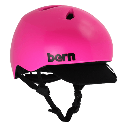 Bern Nina DVRT Ungdomshjälm - Satin Hot Pink