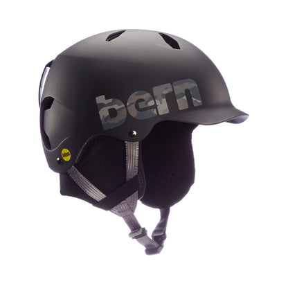 Casco da ragazzo Bern Bandito EPS - Nero opaco mimetico