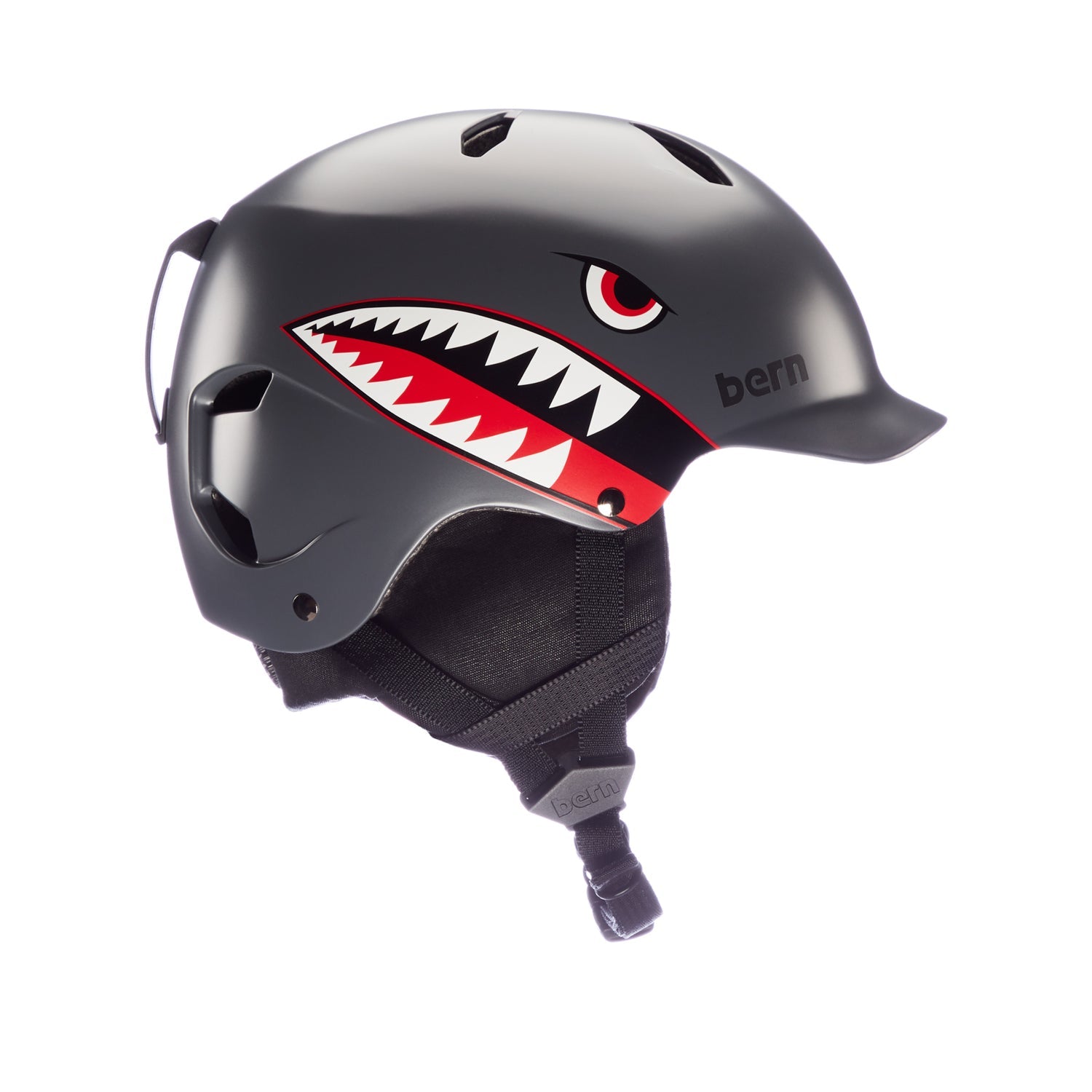 Bern Bandito EPS Youth Helmet - Grey Flying Tiger