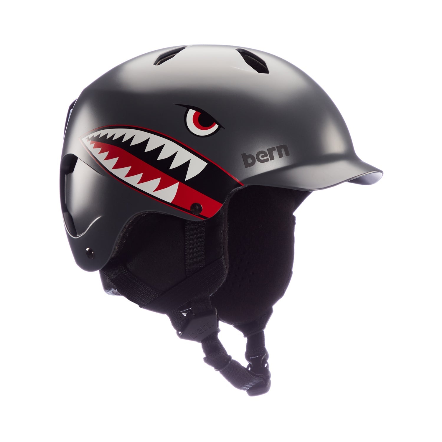 Bern Bandito EPS Youth Helmet - Grey Flying Tiger