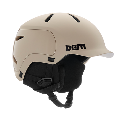 Bern Watts 2.0 Winter Helmet - Matte Sand