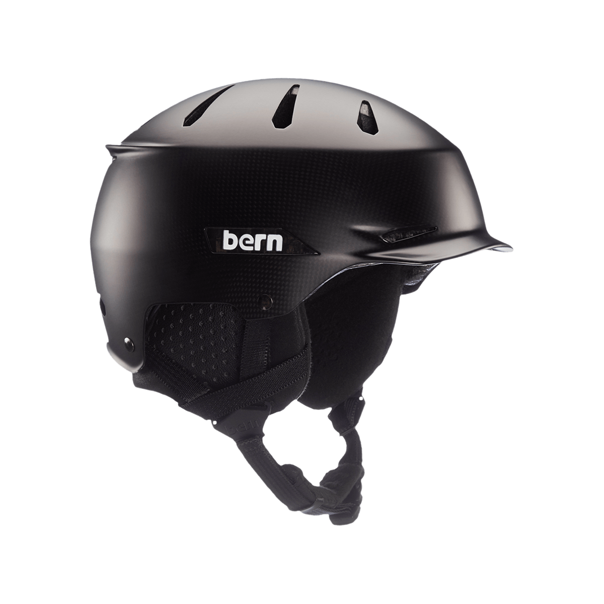 Bern Hendrix Carbon DVRT Winter Helmet - Semi-Gloss Black