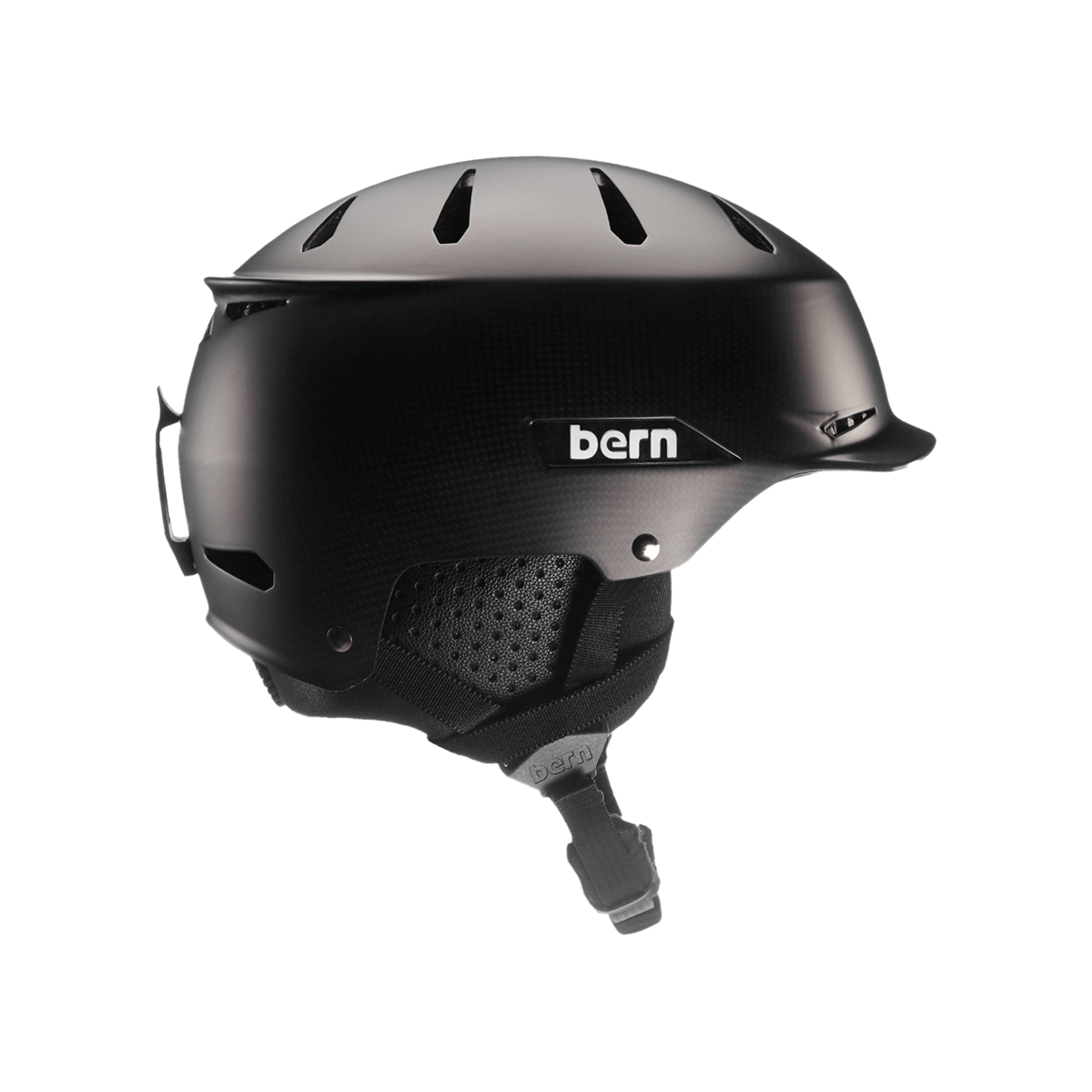 Bern Hendrix Carbon DVRT Winter Helmet - Semi-Gloss Black