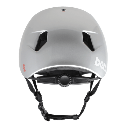 Casco da ragazzo Bern Nino DVRT - Morso di squalo argento metallizzato