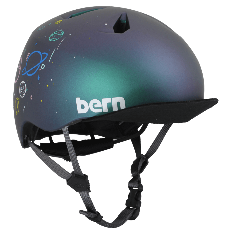 Casque pour jeunes Bern Nino DVRT - Metallic Space Splat