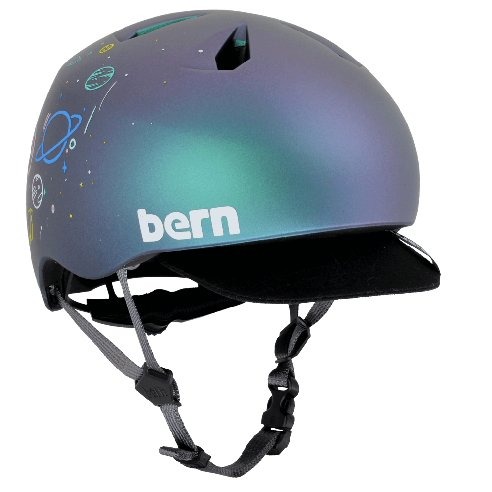 Casque pour jeunes Bern Nino DVRT - Metallic Space Splat