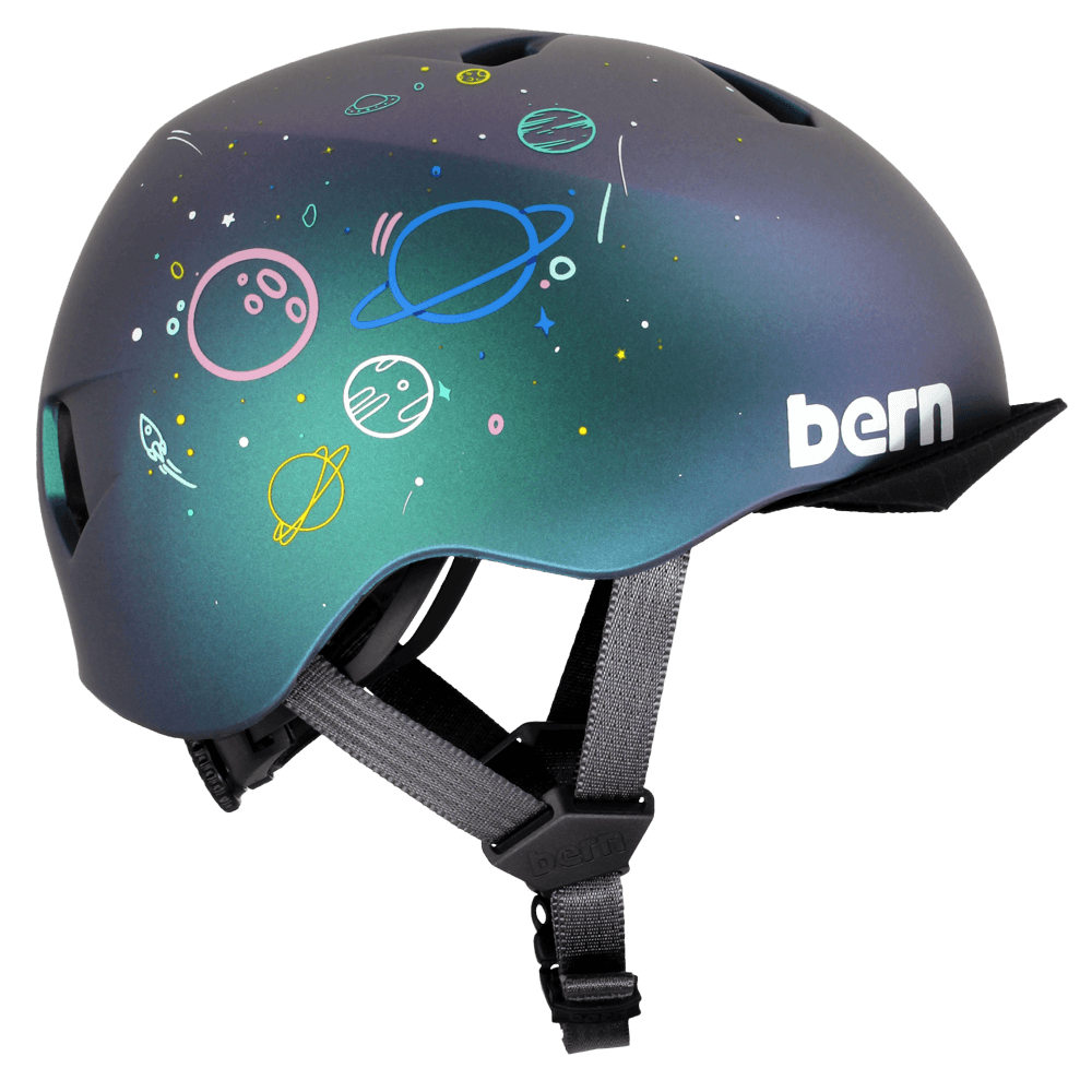 Casco da ragazzo Bern Nino DVRT - Metallic Space Splat