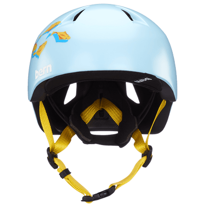 Casco da ragazzo Bern Tigre - Pesce rosso blu satinato