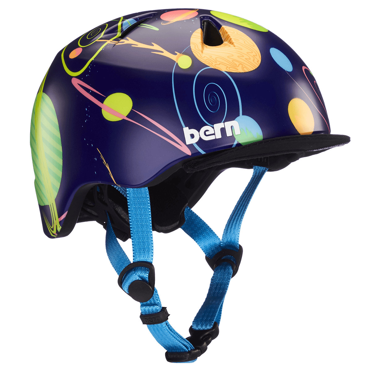 Casque Bern Tigre pour jeunes - Satin Galaxy