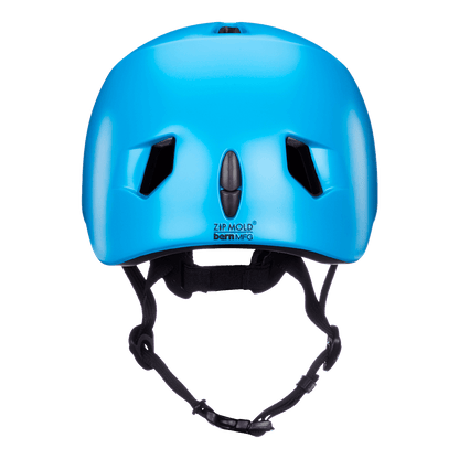 Casco da ragazzo Bern Tigre - Blu ciano satinato