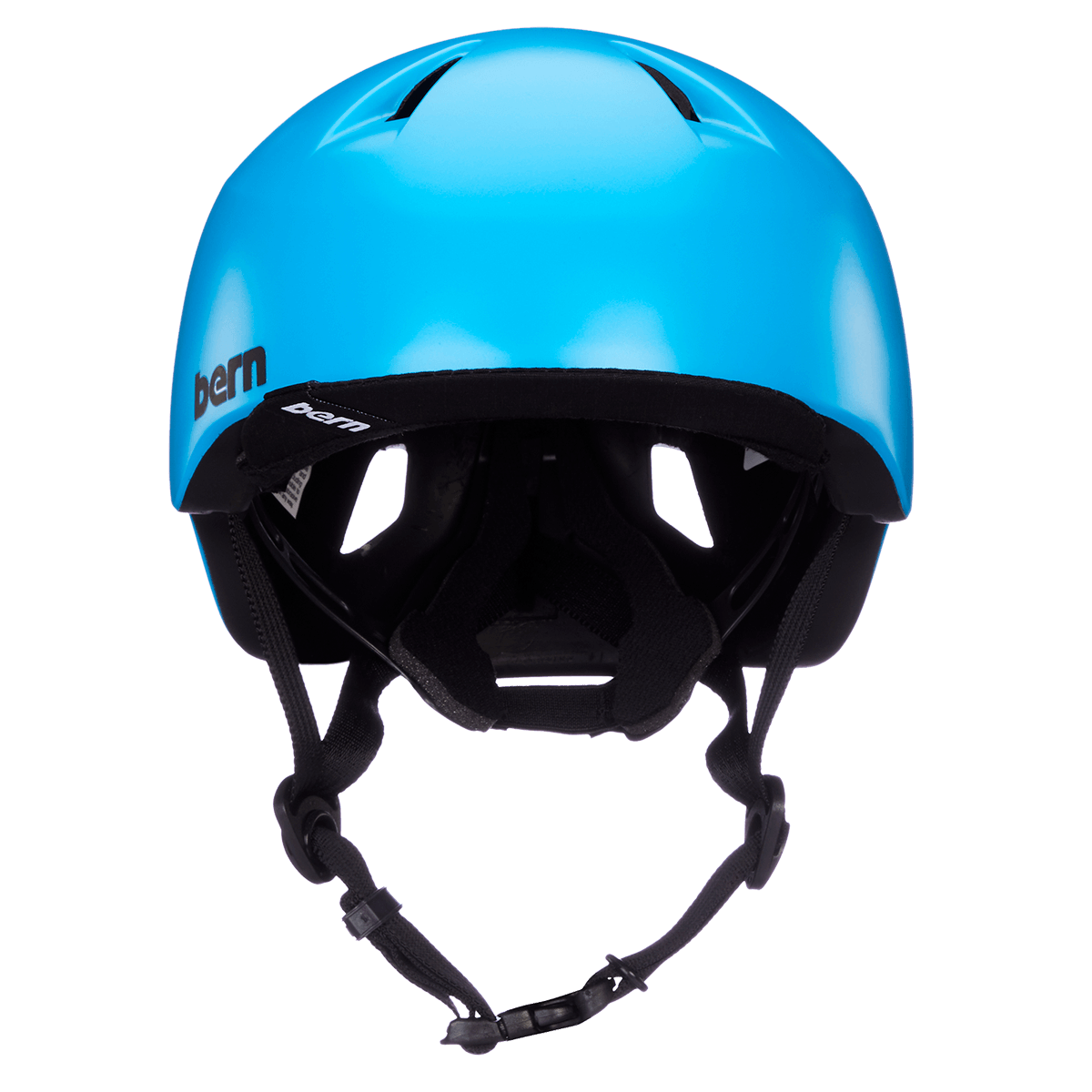 Casco da ragazzo Bern Tigre - Blu ciano satinato